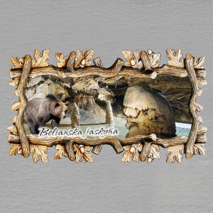 Belianska jaskyňa - medvěd - magnet trofej