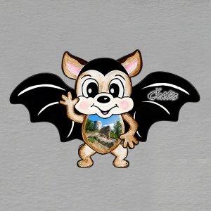 Čeklís - magnet netopýr