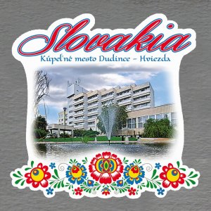 Dudince - Hviezda - magnet Slovakia výšivka