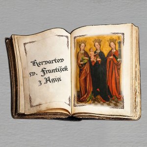 Hervartov - sv. František z Assisi -  magnet kniha