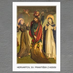 Hervartov - sv. František z Assisi -  magnet C6