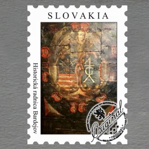 Bardejov - Historická radnica - magnet známka