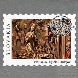 Bardejov - Bazilika sv. Egídia - magnet známka