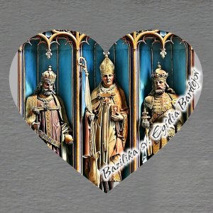 Bardejov - Bazilika sv. Egídia - magnet srdce
