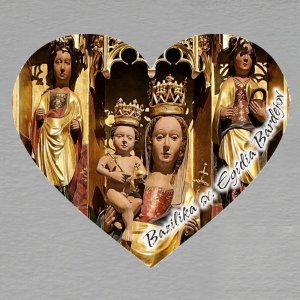 Bardejov - Bazilika sv. Egídia - magnet srdce
