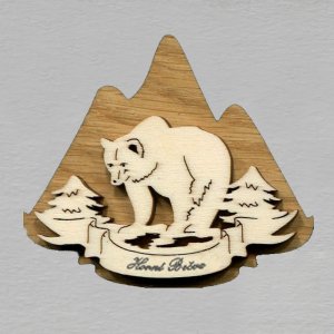 Horní Bečva - medvěd - magnet hory - dvojitý
