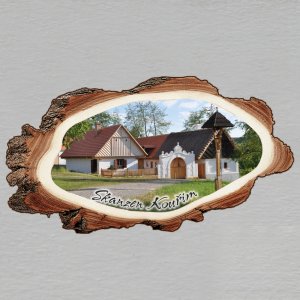 Skanzen Kouřim - magnet kůra