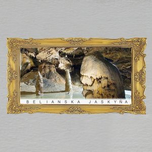 Belianska jaskyňa - magnet rám obraz dvojitý