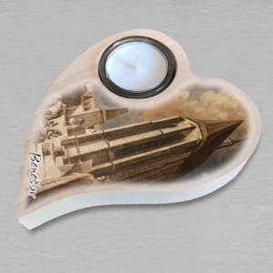 Benešov - svícen srdce