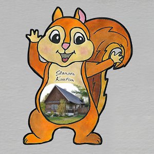 Skanzen Kouřim - magnet veverka