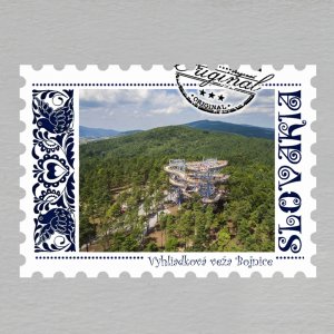 Bojnice - Vyhliadková veža - magnet známka Slovakia