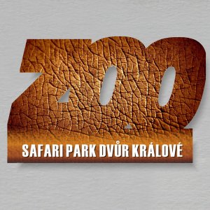 Safari park - Dvůr Králové n/Labem - kůže - Hroch - magnet ořez ZOO