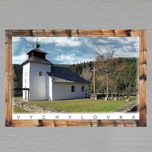 Vychylovka - Kostel - magnet C6 rám