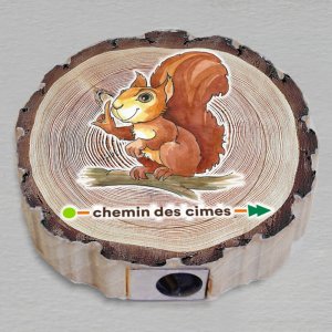 Chemin des cimes - veverka - ořezávátko kovové