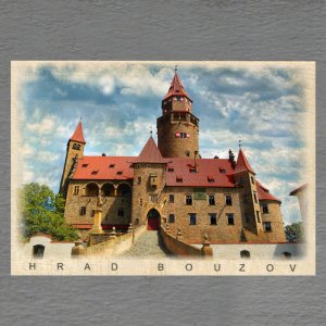 Bouzov - hrad - pohled C6