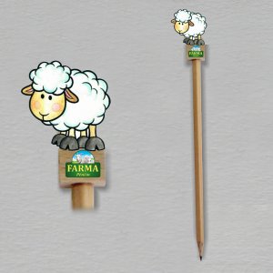 Farma Pěnčín - ovce - tužka - sokl jednostranný tisk