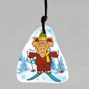 Horský resort Dolní Morava - Přívěsek na krk - Mamut lyžař