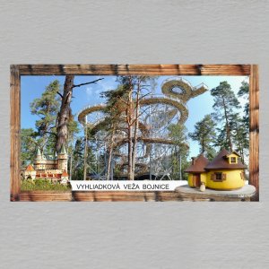 Bojnice - Vyhliadková veža - Magnet DL trojitý