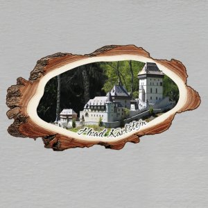 Park Boheminium - Karlštejn - magnet kůra