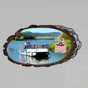 Razová - magnet kůra ovál