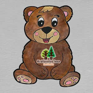 Kráľovstvo lesa - magnet medvěd