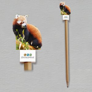 ZOO Olomouc - tužka panda s jednostranným potiskem soklíku