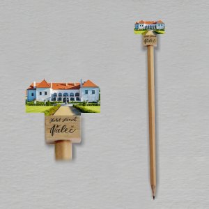 Hotel Zámek Valeč - tužka s jednostranným potiskem soklíku