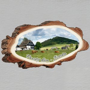 Panský dům - magnet kůra