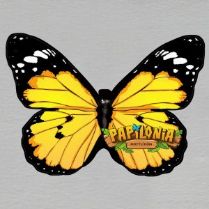Motýlí dům Papilonia - Motýl žlutý - magnet ořez