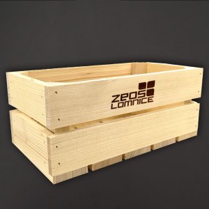 ZEOS Lomnice - bedýnka 28x15x12 cm s jednostranným logem