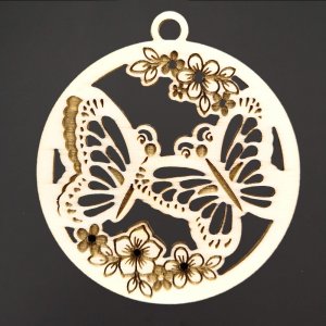 Ozdoba přírodní - motýli