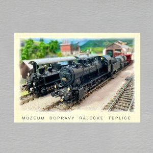 Rajecké Teplice - Múzeum dopravy - pohlednice C6