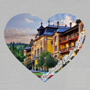 Bardejovské Kúpele - Astoria - magnet srdce