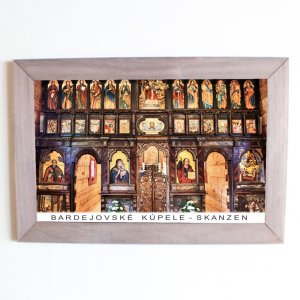 Bardejovské Kúpele - skanzen - obrázek s rámečkem