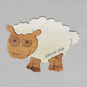 Súľovské skaly - puzzle ovce - jednostranný gravír