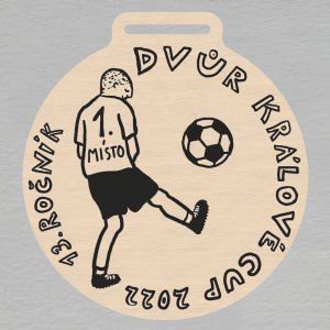 Dvůr Králové - medaile 10 cm