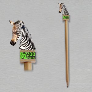 ZOO Dvorec - Zebra - tužka - jednostranný potisk soklíku