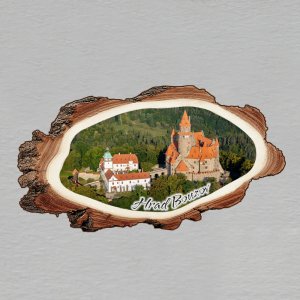 Javoříčko - Bouzov - magnet kůra