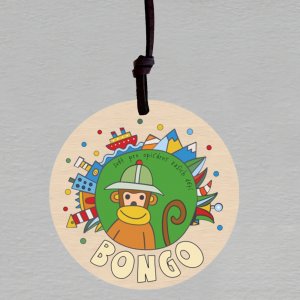 Bongo park - medaile s jednostranným tiskem