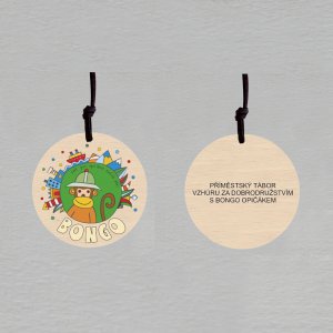 Bongo park - medaile oboustranná - přírodní - tábor
