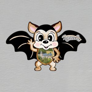 Rozhledna Královka - magnet netopýr