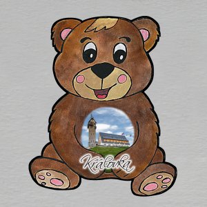 Rozhledna Královka - magnet medvěd