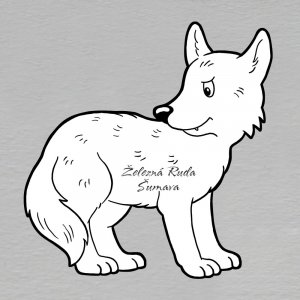 Železná Ruda - vlk magnet k domalování