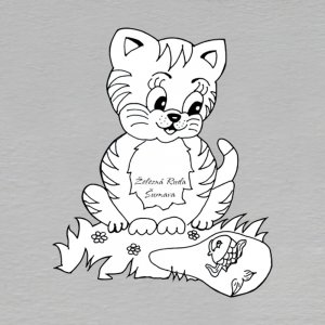 Železná Ruda - kočka magnet k domalování