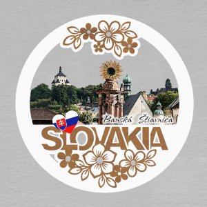 Banská Štiavnica - magnet kulatý Slovakia
