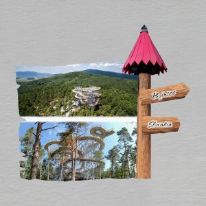 Bojnice - Vyhliadková veža - magnet rozcestník