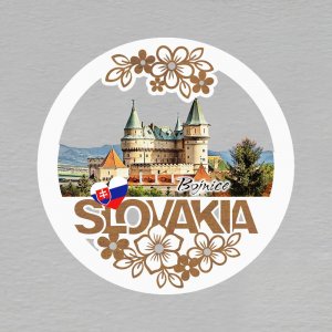 Bojnice - magnet kulatý Slovakia
