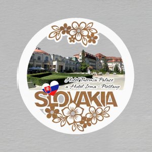 Piešťany - magnet kulatý Slovakia