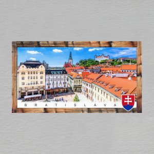 Bratislava - Hrad - magnet - dvojitý DL