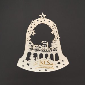 ATS - Advanced Transport Solutions - ozdoba zvonek s logem